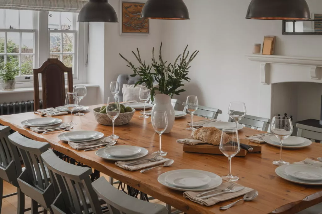 lym house dining table set in lyme regis jurassic coast