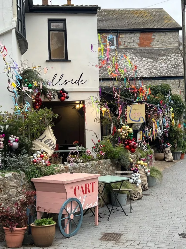 mill side restaurant decoration in lyme regis
