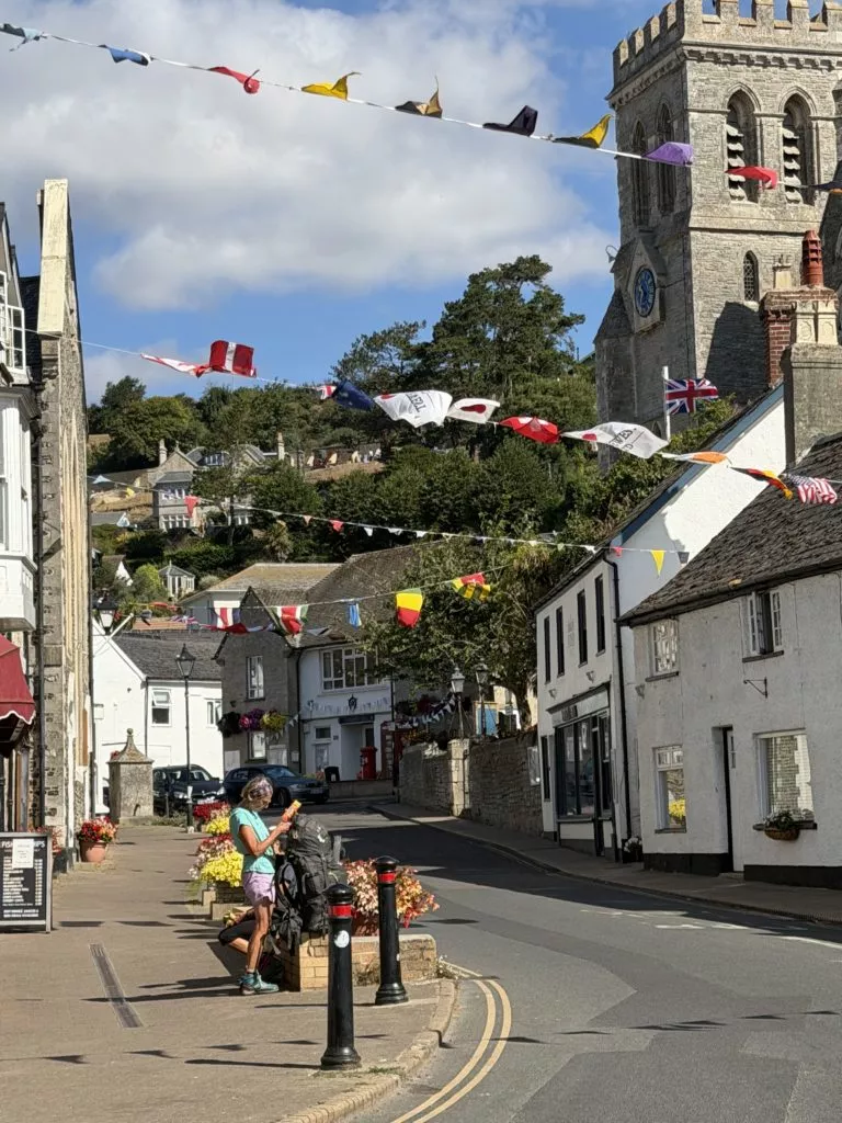 beer, devon coast high street 
