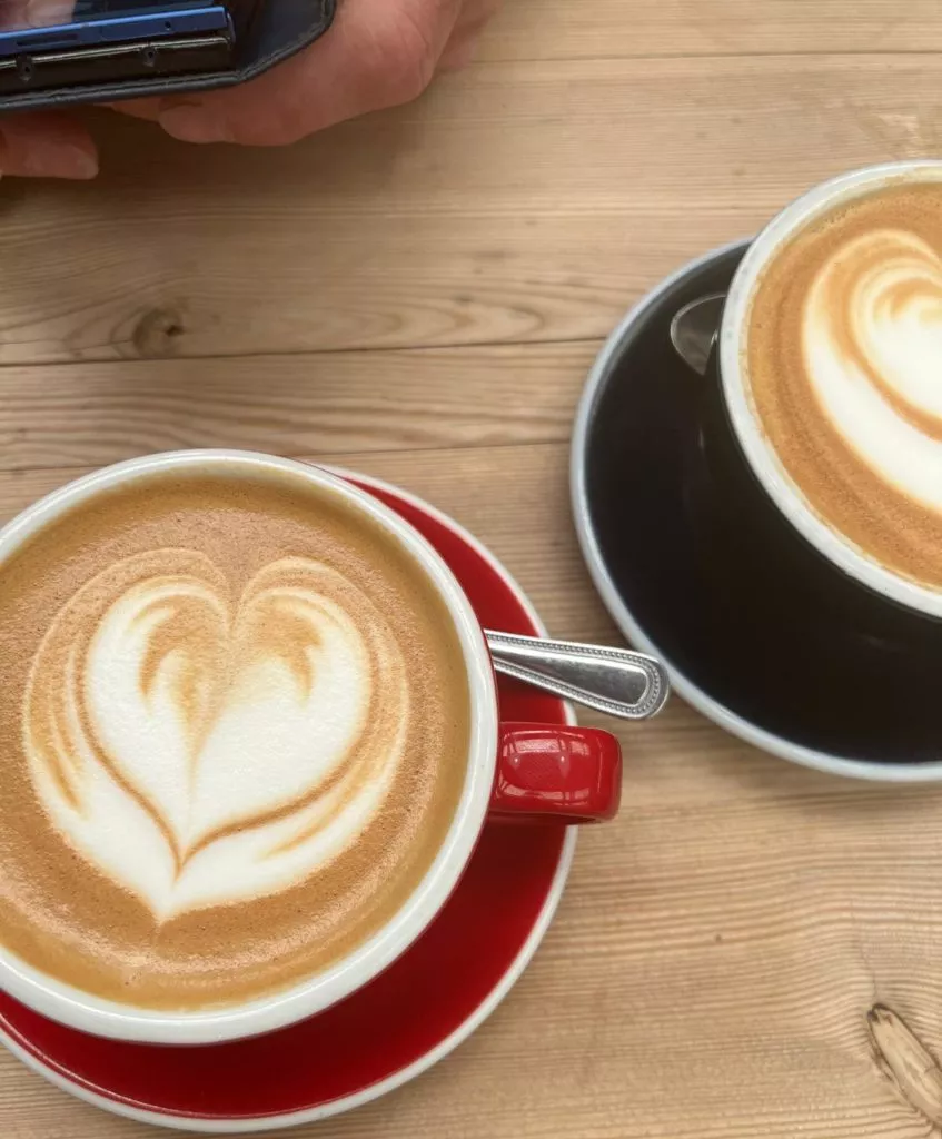 coffee at the town mill bakery in lyme regis